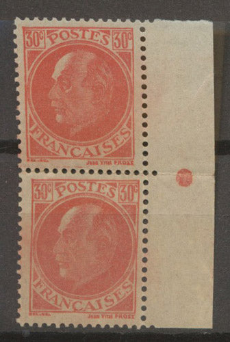 France Timbres paire N°506 30c rouge Bdf Impression floue N3595