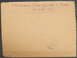 1940 env. avec Moitié de 2F Cérès rouge Obl CAHORS LOT + Arrivée. Rare N3637