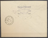 1930 Env. Première Liaison Postale AERIENNE DAUVILLE PARIS. RRR N3642