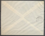 1929 Env. 3f/5f orange Obl  griffe 2 SERVICE AVION/Djibouti-Addis N3643
