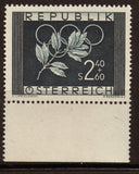 Autriche 1952 N°808 2s40 + 60g Bleu noir N**. P115