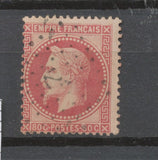 Napoléon III lauré N°32, 80c. rose Obl. avec ANCRE TB COTE 40€ P1378