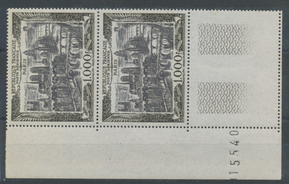 Timbres poste aérienne N°5-6 série Marseille neuf**. - Philantologie