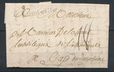 1781 Lettre marque Lenain N°4 Lunéville MEURTHE(52). Superbe. P1579