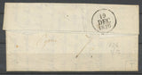 Lettre en Port Payé avec Marque P.N°.1.P PONT DE VAUX 39x8mn noir Ind.12. P1904