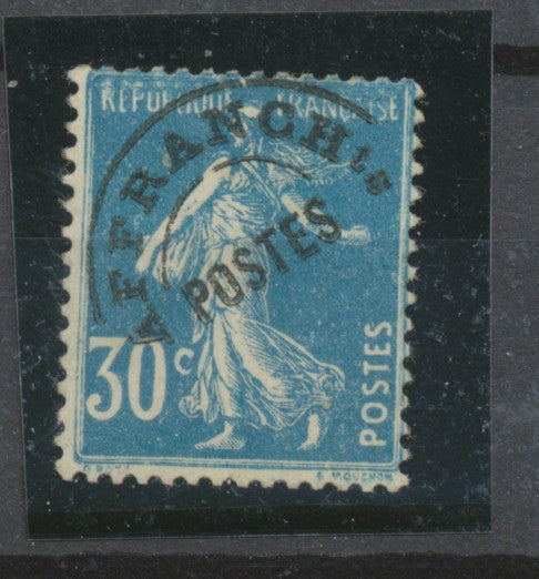 FRANCE Préo N°60 30c bleu N* signé CALVES Cote 250€ P2138