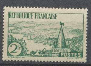 1935 FRANCE N°301 2f vert N** Cote 85 € P2146