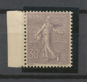 1903 Semeuse N°133 30c lilas N* BDF TBC TB. Cote 200€ Signé P2202