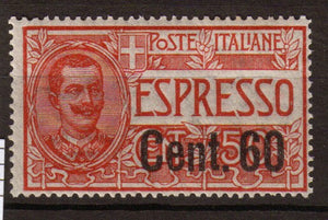 ITALIE Express N°8 60c s 50c rouge N**. P231
