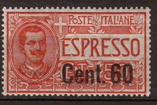 ITALIE Express N°8 60c s 50c rouge N**. P233
