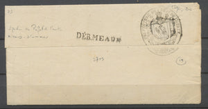 1806 Lettre Seine et marne - Déboursés DEB. MEAUX Superbe. P2405