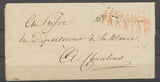 1806 Lettre Seine et marne - Déboursés DEB. MEAUX Superbe. P2405