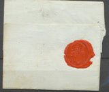 1782 Lettre Marque LIZY Rouge Seine et Marne Pour Bernai Superbe. P2408