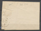 1831 Lettre en local Obl CAD LISY Seine et Marne Type 11 Superbe. P2421