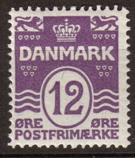 Danmark 1921-30 Christian X. SC A10 #96. MNH P256