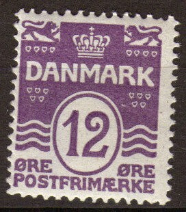 Danmark 1921-30 Christian X. SC A10 #96. MNH P257