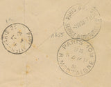 1930 Lettre PARIS R.P./Service Distribution Exprès Grand CàD Rare TB P2590