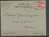 1949 Lettre avec FM rouge obl Détachement de Gramat arrivée Biskra Rare P2596