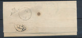 1851 Lettre N°4 Obl grille + CAD T14 MALAUNAY SEINE INFERIEURE (74) P2655
