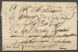 1828 Lettre marque linéaire DEBOURSE DEB.25 TAIN DROME(25) Superbe. P2710