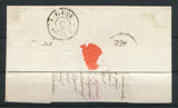 1829 Lettre Marque DEBOURSE DEB.72/DOURDAN 38x10mm SEINE ET OISE(72) SUP P2755