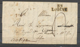 1819 Lettre DEBOURSE DEB.29/St HYPOLITE GARD(29) Superbe P2848