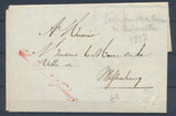 1817 Lettre Franchise Griffe Sous-prefet de Wissembourg BAS-RHIN(67) P2861