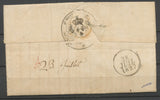 1827 Lettre Franchise Grand Aumonier de France + Service du roi RARE P2899