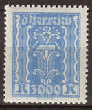 Autriche 1923 Industrie 3000k bleu. N**. P295