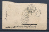 1869 Enveloppe N°29 obl FM2+ Conv. Station THIONVILLE HET.M. MOSELLE(55) P3024