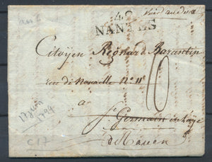 1799 Lettre DEBOURSE DEB.DE StGn St germain SEINE&OISE(72) P3339