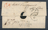 1829 Lettre Déboursé DEB.72/St GERMAIN/EN LAYE 39x16 SEINE&OISE (72) Sup P3340