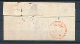 1829 Lettre MARQUE LINEAIRE 72 HOUDAN 29x11 SEINE & OISE (72) SUP. P3351