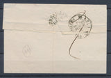 1835 Lettre Cursive 72 Vaux en PP + CAD T12 MEULAN SEINE&OISE(72) P3382