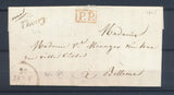 1845 Lettre Cursive 72/Thoiry en PP + dateur A SEINE&OISE(72) SUP. P3501