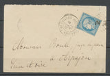 1872 Lettre obl losange ASNA + CAD T18 de Versailles Assemblée Nale P3588