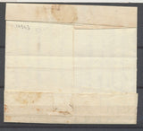 1817 Marque des PO déboursé DEB 65 DE PERPIGNAN en rouge Superbe. P3675