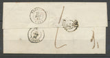 1842 Lettre Cachet d'essai Octogonal LYON Type 2 - 68 RHONE LOIRE SUP P3689