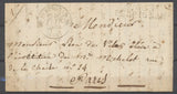 1831 Lettre Marque P.65.P PERPIGNAN + CAD T12 Association rare. SUP P3702