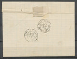 1877 Lettre Sage 25c bleu obl Convoyeur SALCES N.P. 65-PYRENNES ORIENTALES P3703
