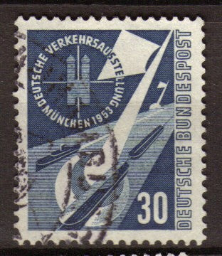 Allemagne 1953 N°56 30p Bleu. P371