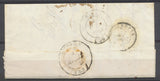 1844 Lettre Marque 9 St Parre-les-Vaudes + B rouge Champlatat - 9 AUBE P3793