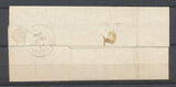 1848 Lettre Marque 9 VILLE-SUR-TERRE 26mm+ CAD T15 BAR-SUR-AUBE P3795