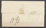 1832 Lettre Cursive Double 40 Ouzouer-le-Marché + CAD T 13 MEUN-S-LOIRE P3825