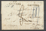 1827 Lettre Déboursé DEB41 BRIOUDE 30x9mm - HAUTE-LOIRE Signée Superbe. P3827