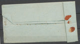 1809 Lettre Marque linéaire P2P ORIGNY + P.PAYE au dos, rouge pâle RARE P3888