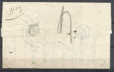 1837 Lettre Cursive 2 Anizy Rouge + PP rouge + CAD T13 CHAVIGNON AISNE P3912