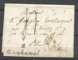 1842 Lettre Cursive 2 Brunehamel + CAD T13 AUBENTON AISNE TB/SUP P3913