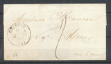 1847 Lettre oblitérée CAD T13 GANDELU AISNE (2) SUP. P3934