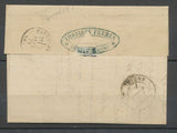 1872 Lettre N°60 Obl. GC4417 CAD T22 perlé Beauvezer HAUTES-ALPES(4) SUP P3959